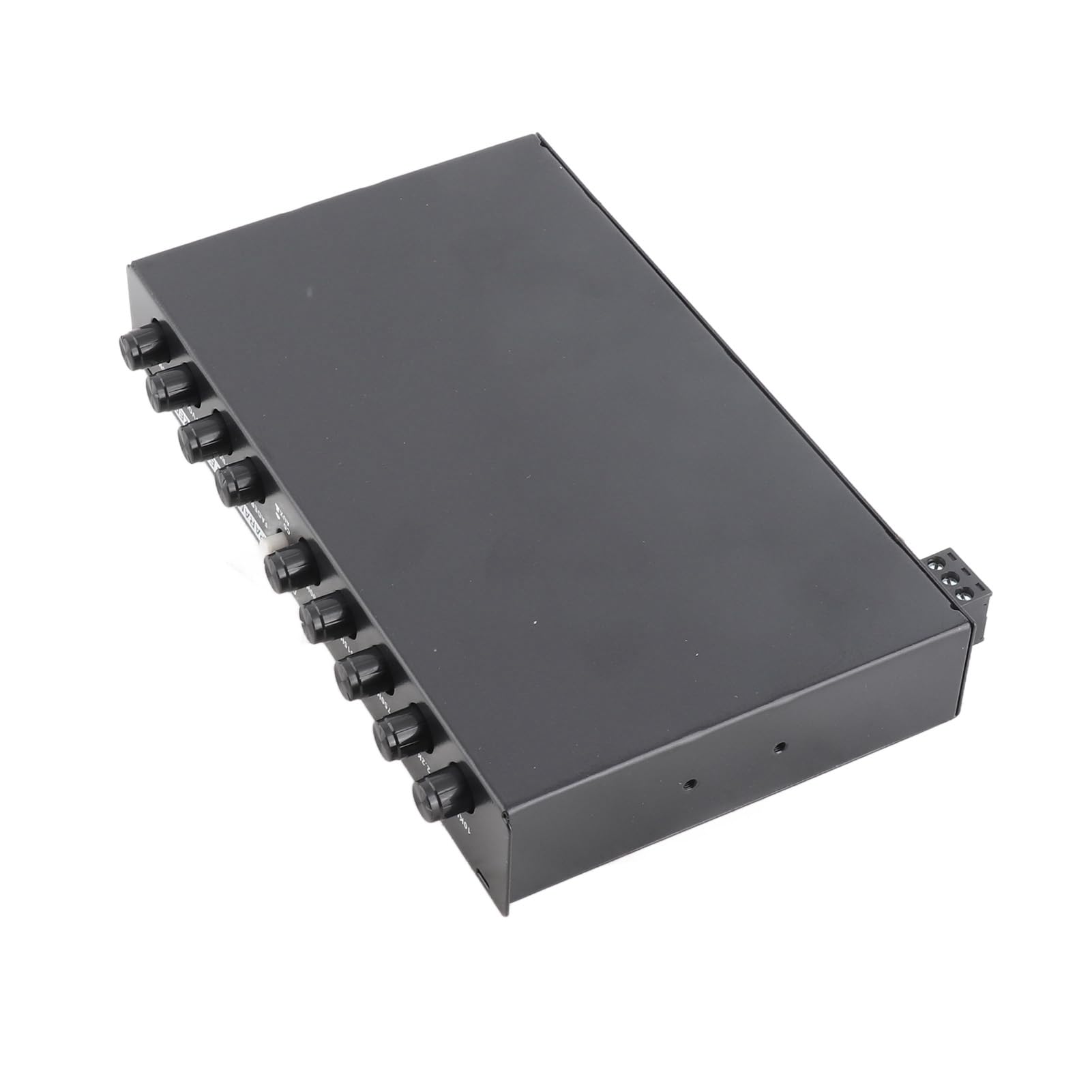 Equalizzatore Stereo per Auto, Equalizzatore Audio per Auto Regolabile Crossover di Sintonizzazione EQ con Sintonizzazione Precisa a 5 Bande Equalizzatore Grafico