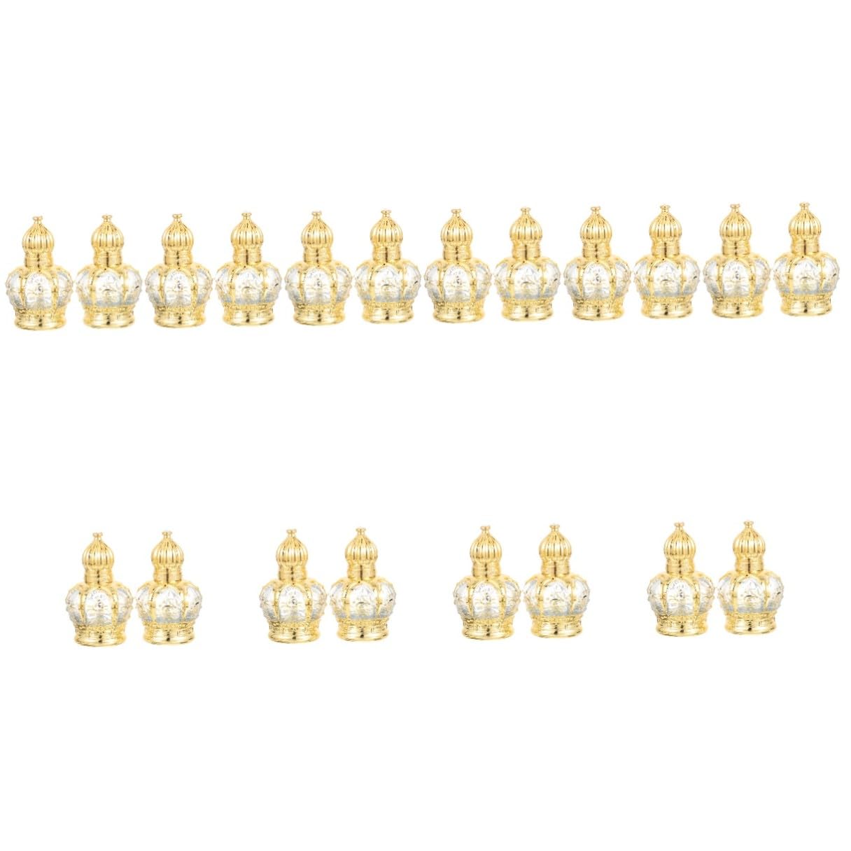 20 Pièces Flacons à Bille 10ml en Verre, Rechargeables, Portables