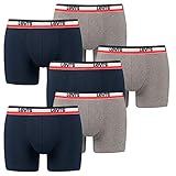 mens briefcase bag black 6er Pack Levis Herren SPRTSWR LOGO BOXER BRIEF mit Levis Logo und Schriftzug auf dem GummizugMaximaler Komfort bei moderner Optik - die Herrenunterwäsche von Levi's ist super bequem dank Verwendung einer geschmeidigen Baumwollmischung.