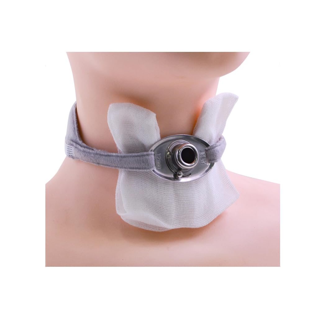 AQUASHIELDING Trach Pads Reusable Trach Tube Covers, Tracheostomy Dressing Pads, Tracheostomy Tube Holder Pad Trach Tube Supplies(5 pcs)