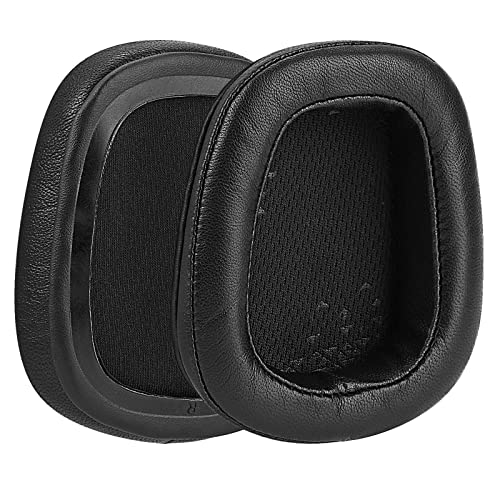 Geekria Elite Sheepskin Replacement Ear Pads for Logitech G533/ G633/ G635/ G933/ G935/ G930/ G933S/ G633S/ G430/ G431/ G432/ G433/ G332/ G230/ G231/ G233/ G35 Headphones (Black) - Image 2