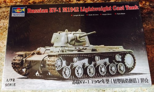 KV-1 Russe 1:72 Trumpeter maquette de char lourd avec texture de tourelle coulée réaliste