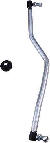 Miniatura 6 de ZTUOAUMA LH - Enlace de arrastre de dirección izquierda 194740 532194740 con tapa de goma compatible con cortacésped Husqvarna Craftsman Murray