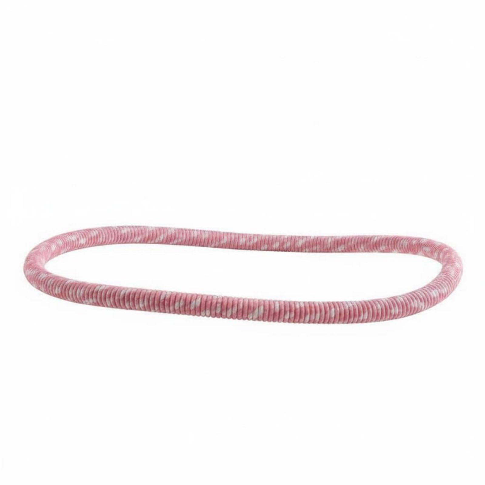 MYADDICTION Quiet Operation Flexible Hula Hoop Does Not Pinch Skin Soft Hula Hoop Waist Slimming Textile Covered Exercise Hoop for Beginners, Home Gym, Pink-image-38