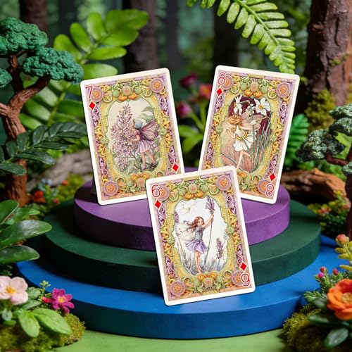 Baraja de Naipes Estilo Vintage de Elfos del Bosque miniatura 6