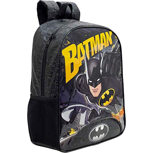 Mochila 14 Batman Forceful - 8853 - Artigo Escolar Batman, Preta