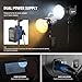 NEEWER FS230B LED Studio Video Light, 230W Bi Colour COB Continuous Lighting with 2.4G/APP Control, 110000Lux/m, 2700K-6500K, CRI 97+, Bowens Mount, Cleaning Cloth for Photography Video Recording