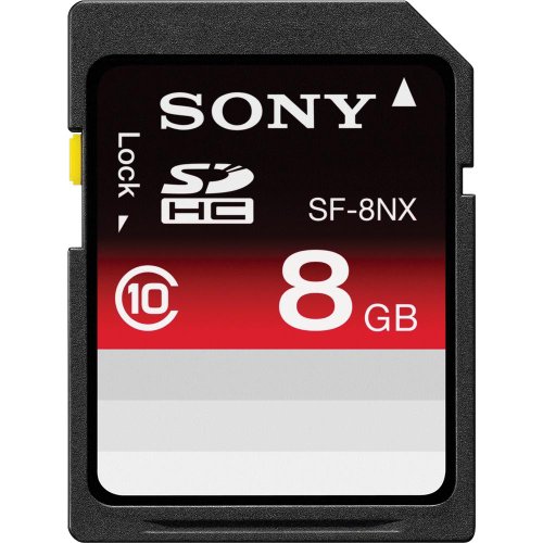 Sony Media 8GB SDHC �t���b�V���������[�J�[�h (SF8NX/TQ)�B