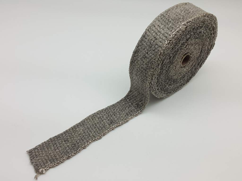 Amazon.com: Autobahn88 Ceramic Fiber Exhaust Wrap Tape for