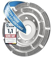 Premium Diamant Schleiftopf 125 mm – Hochleistungsdiamanten für maximale Abtragsleistung – Schleifscheibe für Winkelschleifer – Beton, Estrich, Granit, Naturstein & Mauerwerk – Trocken- & Nassschliff