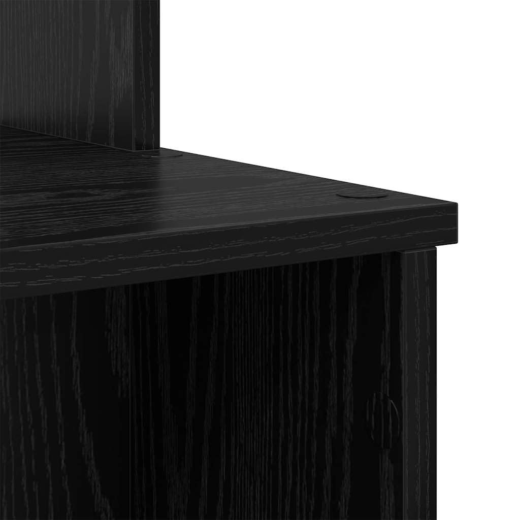 Generisch Schreibtisch Schwarz Eichen-Optik 120,5 x 44 x 88,5 cm,Möbel,Büromöbel,Schreibtische-869475