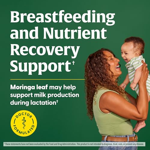 MegaFood Baby & Me 2 Postnatal Vitamins for Women Breastfeeding with Folate (Folic Acid Natural Form), Choline, Iodine, Vitamin D, Moringa Leaf and More - 60 Tabs (30 Servings) - Image 6