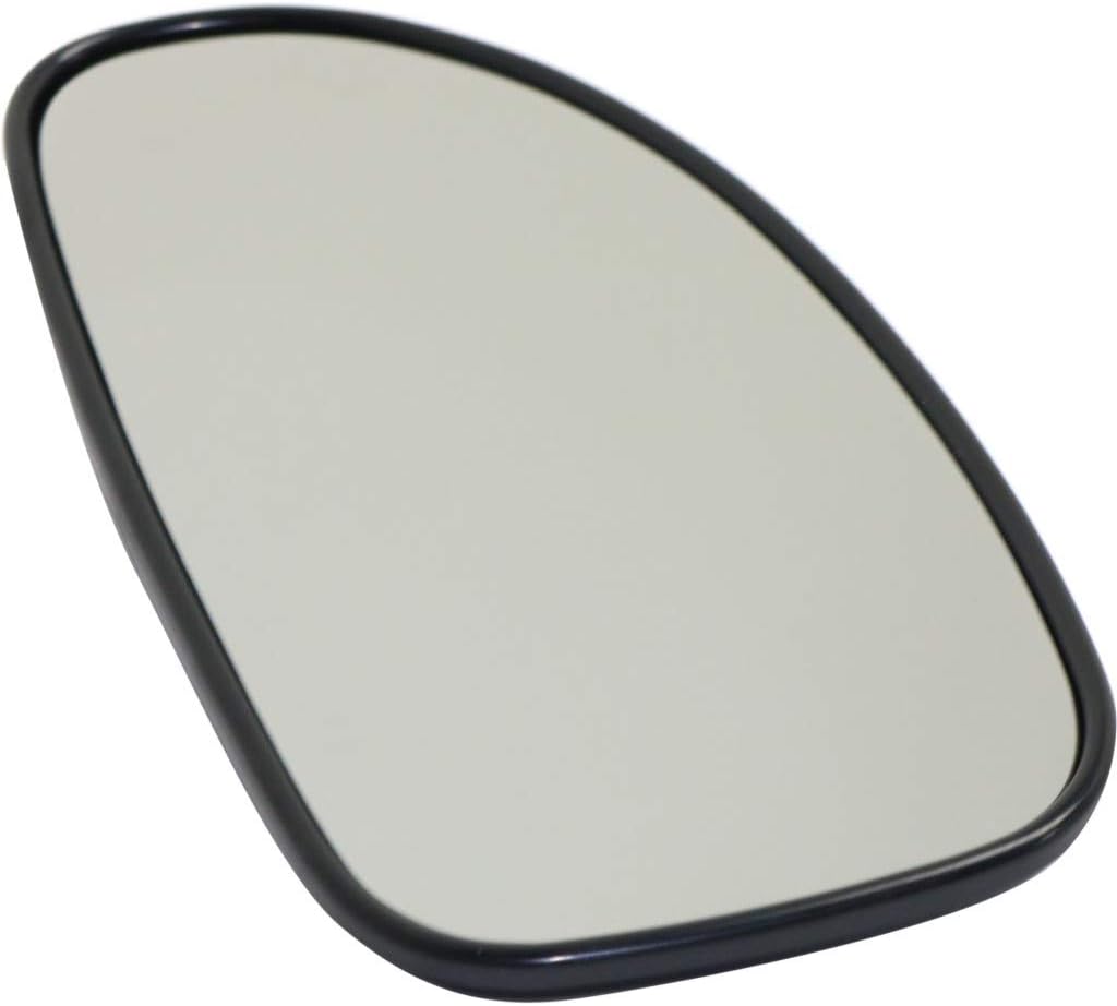 For Buick Lesabre 2000 01 02 03 04 2005 Mirror Glass Driver Side | Heated | w/Backing Plate | Flat Glass Type | Replacement For 88986372, 12482399