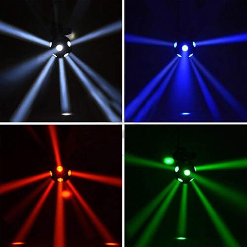 Miniatura 8 de Luces de fiesta de bola de discoteca 9 x 12 W RGBW 4 en 1 LED luces de discoteca estroboscópicas luces de baile luz de bola Dj luz de escenario