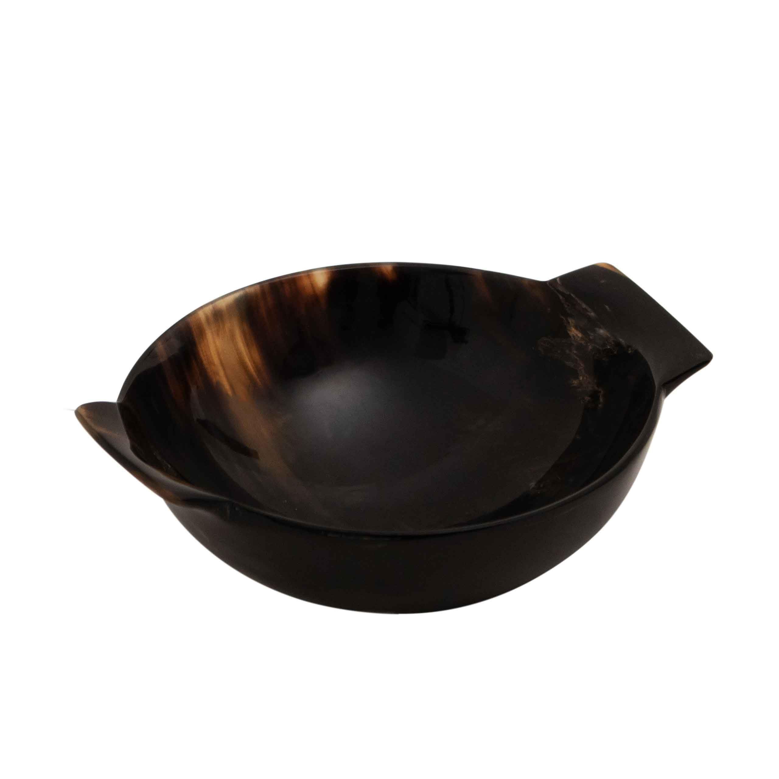 Bol Service Fruits Fromage Mythrojan Fabriqué à La Main - Petit Bol De Service En Corne De Bœuf Multifonction - Bol à Soupe Viking Nordique Médiéval - Accessoire De Cuisine Vintage Bol