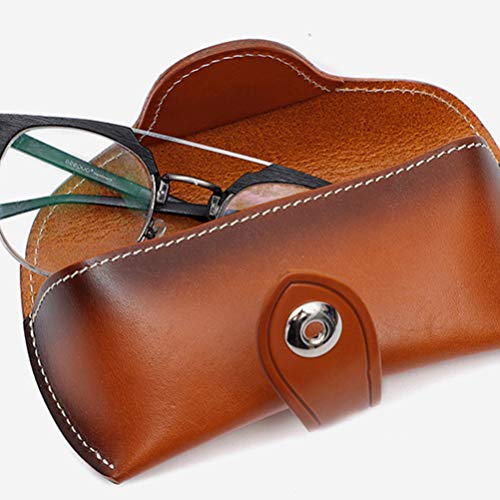 VILLCASE Óculos De Sol Caso de Couro Moda Assista Caixas De Armazenamento Saco de Armazenamento De J