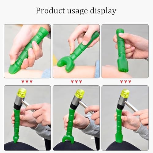 Juego de martillos para ajuste quiropráctico 3 piezas miniatura 4