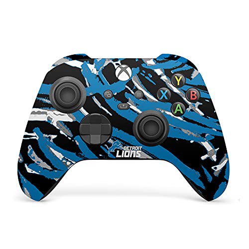 Autocollant Xbox Series X NFL Detroit Lions - Vinyle de jeu pour console et manette
