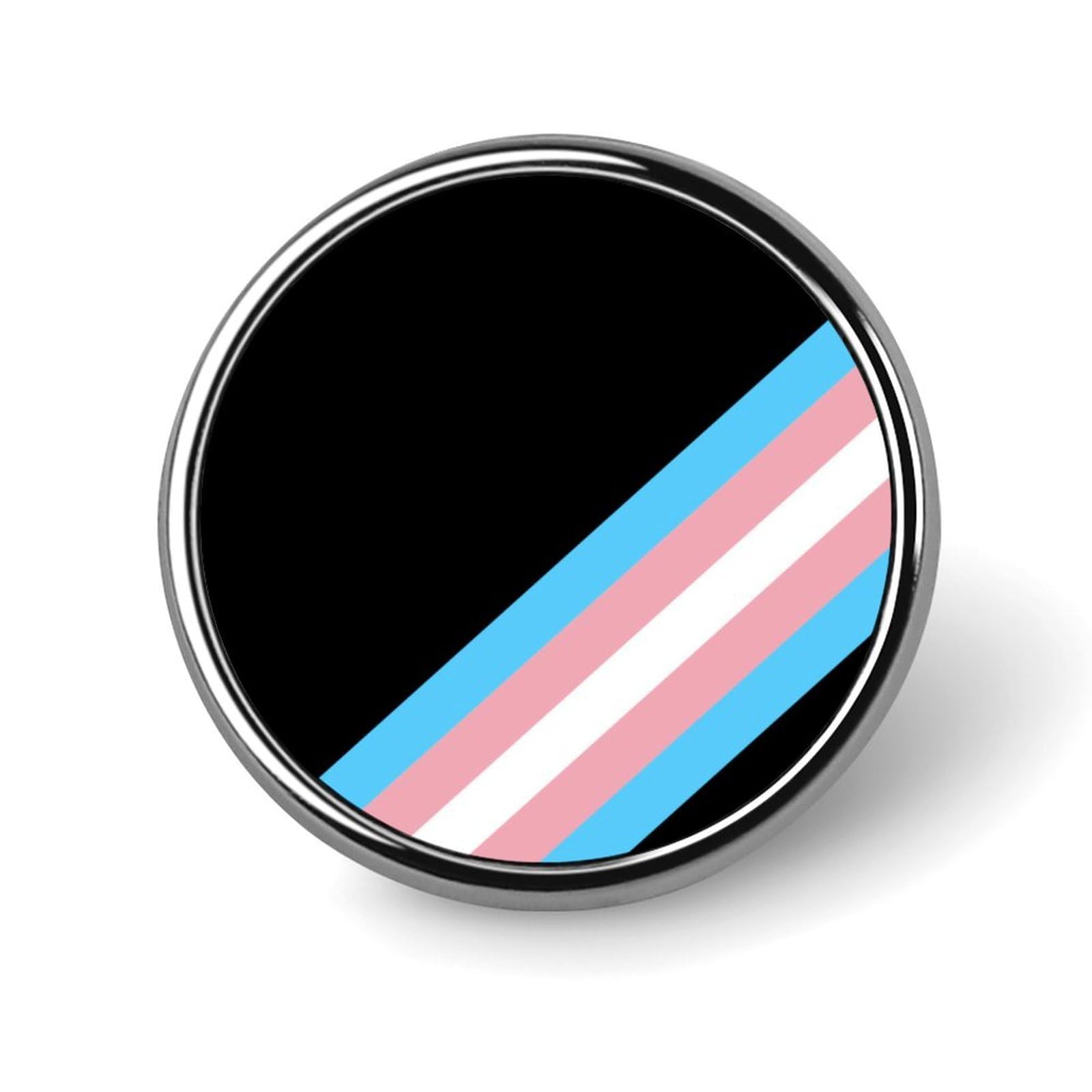 LGBTQ Transgender Pride Pins Round Buttons Brooches Enamel Lapel Pin Party Supplies Decor Badges for Hats Clothes Bags