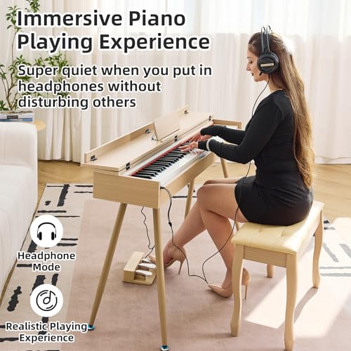 Professional 88-Key Weighted Hammer Action Digital Piano