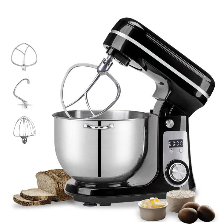 Amazon | スタンドミキサー 業務用卓上ミキサー 6L大容量 15分タイマー