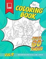 Elementary Grow Kids Coloring Book (Volume 9): Over 60 Coloring Pages and Activities Inspired by the Bible 196220085X Book Cover