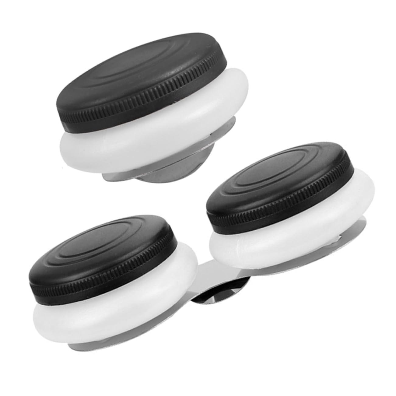 IWOWHERO Artist Painting Supplies 2 Stainless Steel Palette Cups Lids for Mixed Media