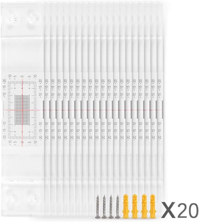 Miniatura 2 de Registro de monitoreo de grietas, monitor estándar de grietas Tell-Tale para el estándar y la esquina Tell-Tale (10PCS)