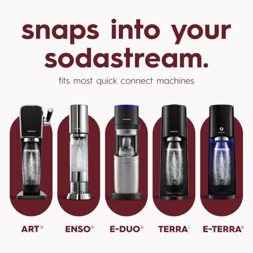 Image of sodastream Fizz & Go Cool, Stainless Steel Carbonated Water Bottle 0.9L, Insulated Metal Bottle for Sparkling Water, Compatible with TERRA, ART, ENSO & More in Pomegranate