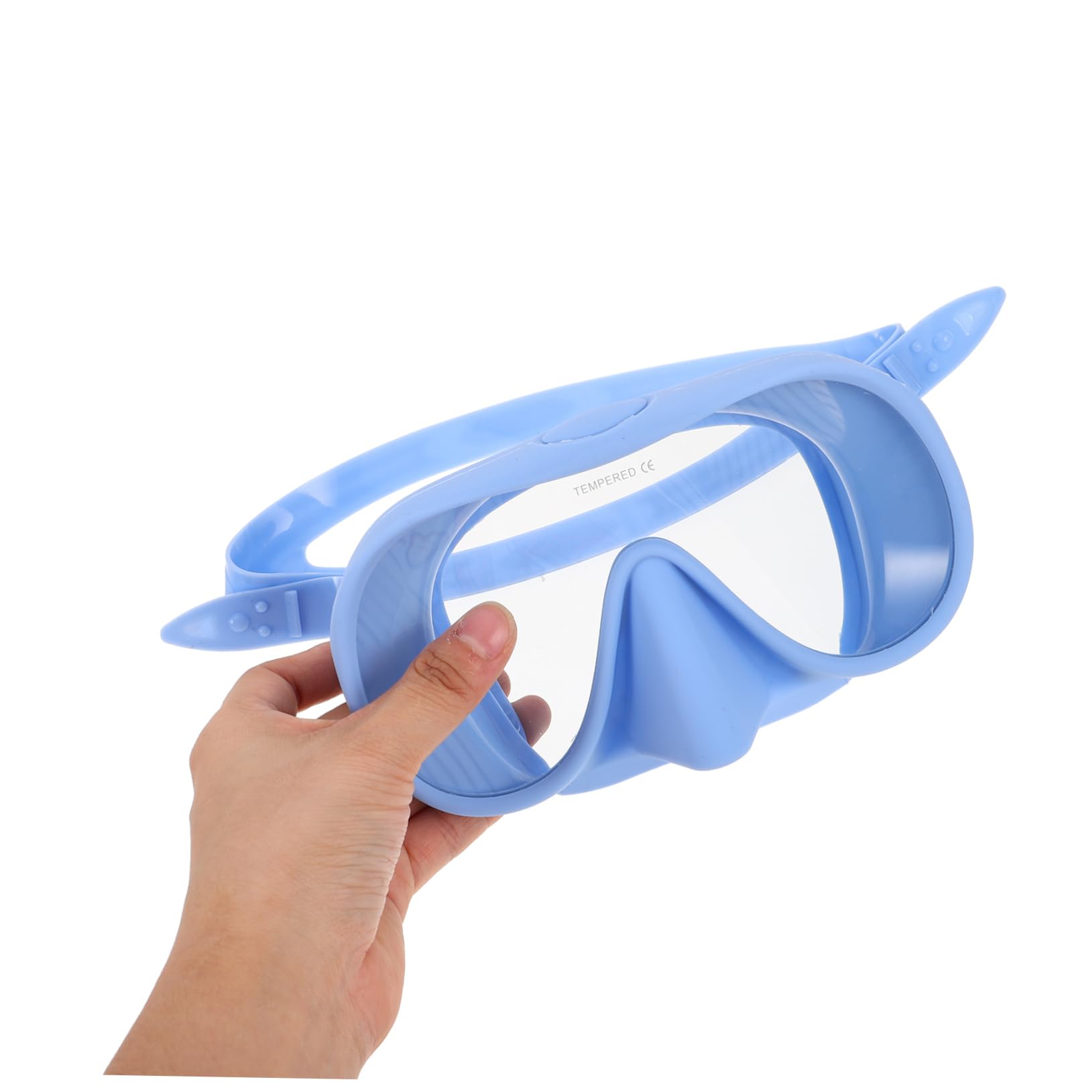 Yardwe Máscara de Snorkel de Cara Completa para Adultos, Silicona y Vidrio