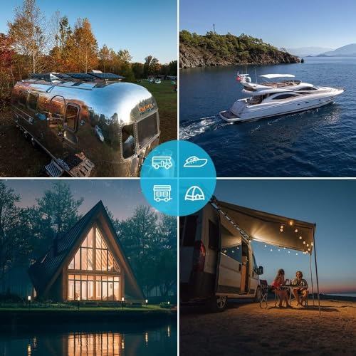 Renogy 100W Solar Panel 12 Volt High-Efficiency Monocrystalline Module PV Power for Motorhome, Boat, Caravan, Campervan and Off-Grid Applications - Image 9