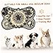 Snuffle Mat for Dog 25x17 Inch Large Washable Dog Snuffle Master with Bb Squeaker Non-slip Sniffing Feeding Mat Funny Brain Games Sniffing Toys for Dogs Brain Games for Small Medium Large Dogs Grey
