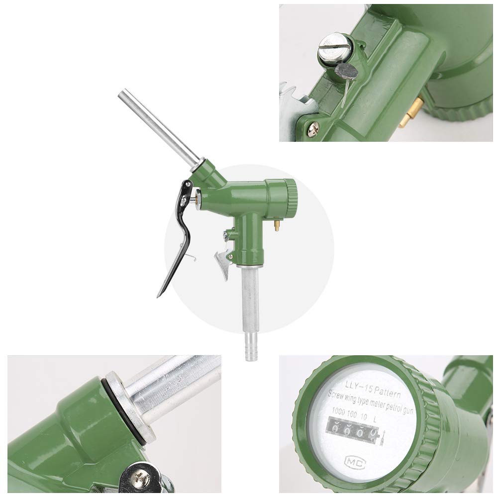 Ugello carburante, olio combustibile digitale Diesel Cherosene Pistola ugello benzina Pistola erogazione diesel Ugello carburante benzina con flussometro per gestione carburante