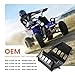 LH RH Black Nerf Bars Heel Guards Footrest for Yamaha 1990-2006 YFZ350 Banshee 350 3GD-27445-00-00 3GG-21691-00-00