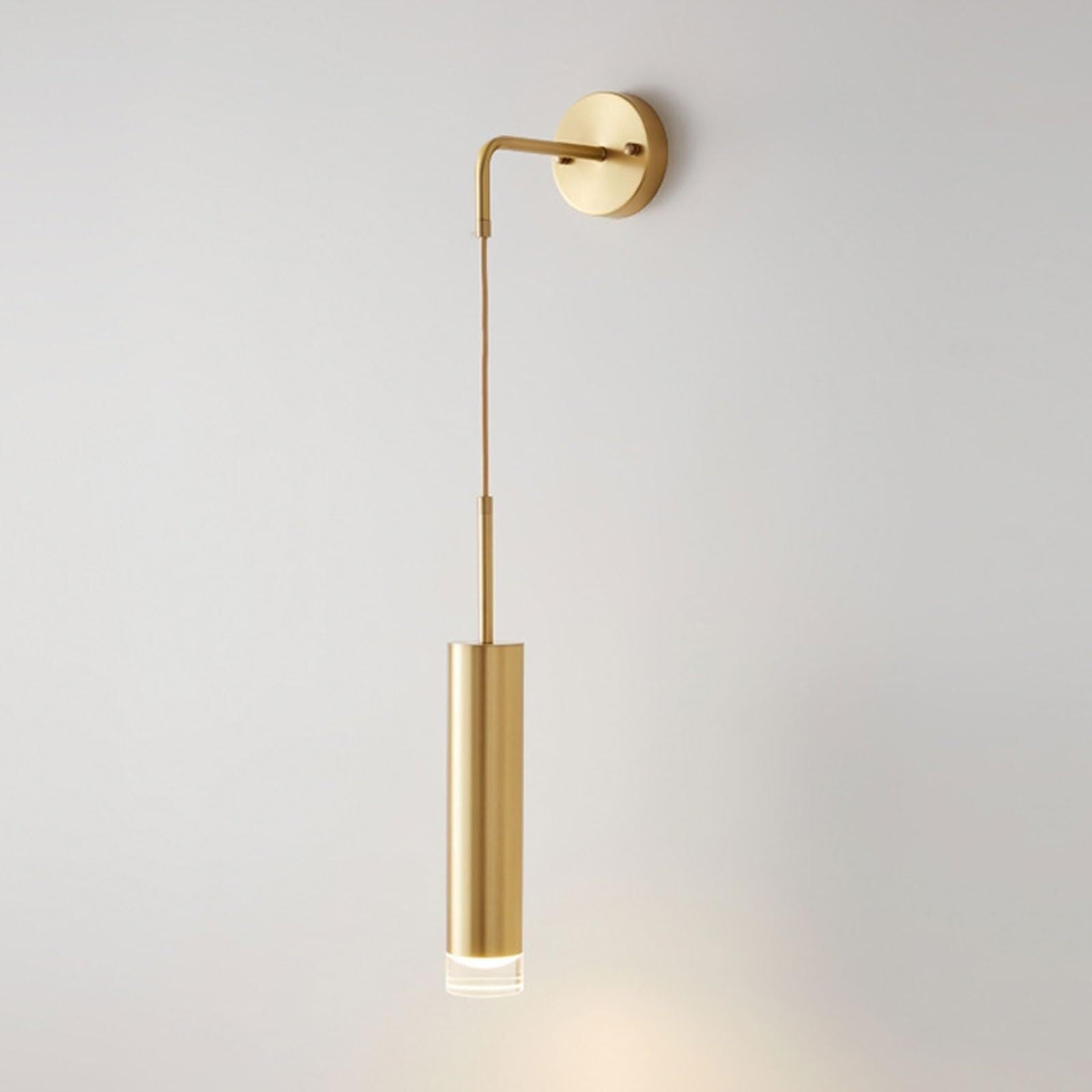 Applique da Parete LED per Interni in Ottone Stile Rustico Finitura Oro/Nera Paralume in Vetro Testurizzato Lampade da Parete Decorative Lanterne da Parete Adatte per Comò/Corridoi