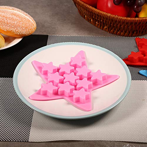 Bandeja para cubitos de hielo Star de silicona miniatura 5