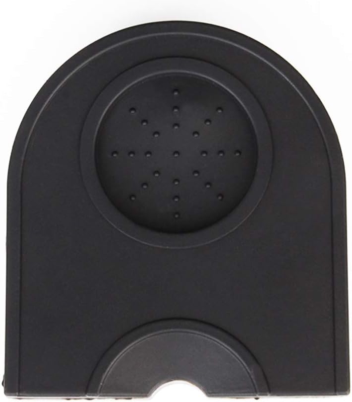 Tamper Mat, Silicone Coffee Tamper Mat Espresso Silicone Tamp Mat Non-Slippery Espresso Accessories by ARTSTORE (Black)