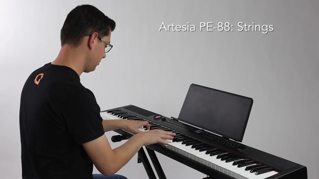 Artesia PE 88 Key Deluxe Digital Piano with ST1 Stand - Black