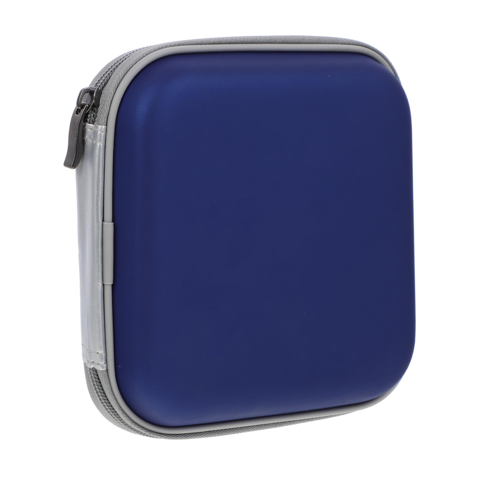 STOBAZA Slot Dvd Organizer Case Shockproof Shell CD Storage Pouch Compact and Lightweight Dvd Storage for Dust and Scratch Protection Easy to Carry Bluerandom Interior