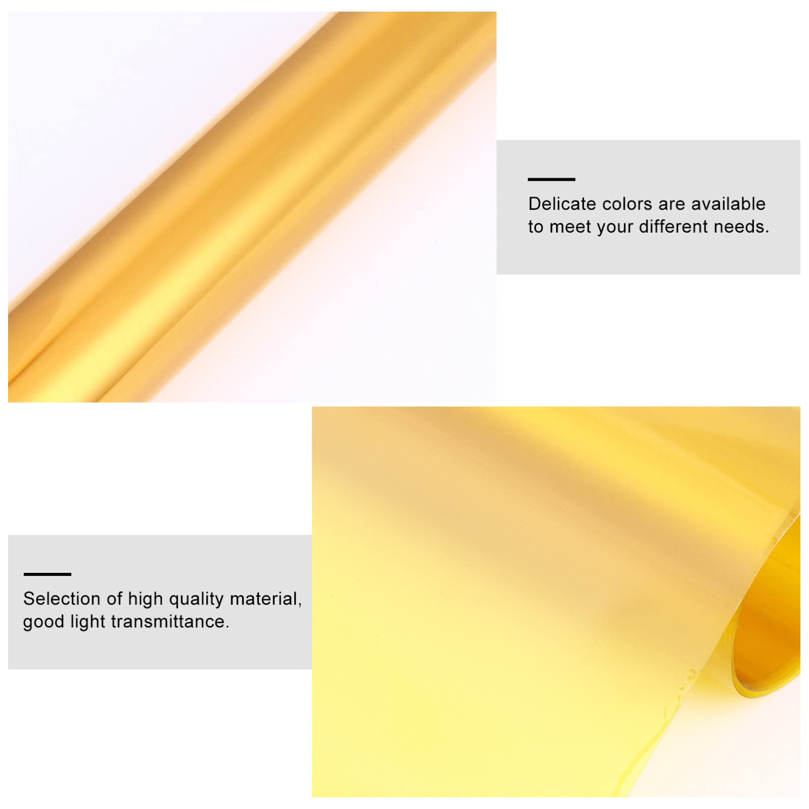 10 Fogli Gel Correzione Luce DMiotech - Filtri Gialli Trasparenti Per Foto E Video, 297x210mm - Foto 6