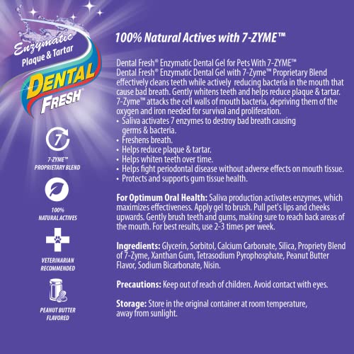 Dental Fresh Enzymatic Gel Finger Toothbrush Kit For Dogs, Includes Dog Finger Toothbrush – Dog Toothpaste And Dog Toothbrush – Dog Teeth Cleaning #TOP1