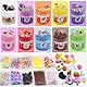 Kinyoda Slime Set, Slime Fluffy Set mit 10 Stück,Schleim Kinder Party Geschenk, Duftend Putty Spielzeug,Cloud Schleim, Kinder Mini Fluffy Slime Kit mit Zubehör,Stressabbau Geschenk für Jungen Mädchen