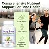 Strong Bone Support Supplement 22-in-1 Calcium, Magnesium & Vitamin D3 + K2 Formula with Glucosamine & Zinc, Enhanced Absorption Skeletal Health Capsules, 180 Veg Caps | NEW ROOTS HERBAL