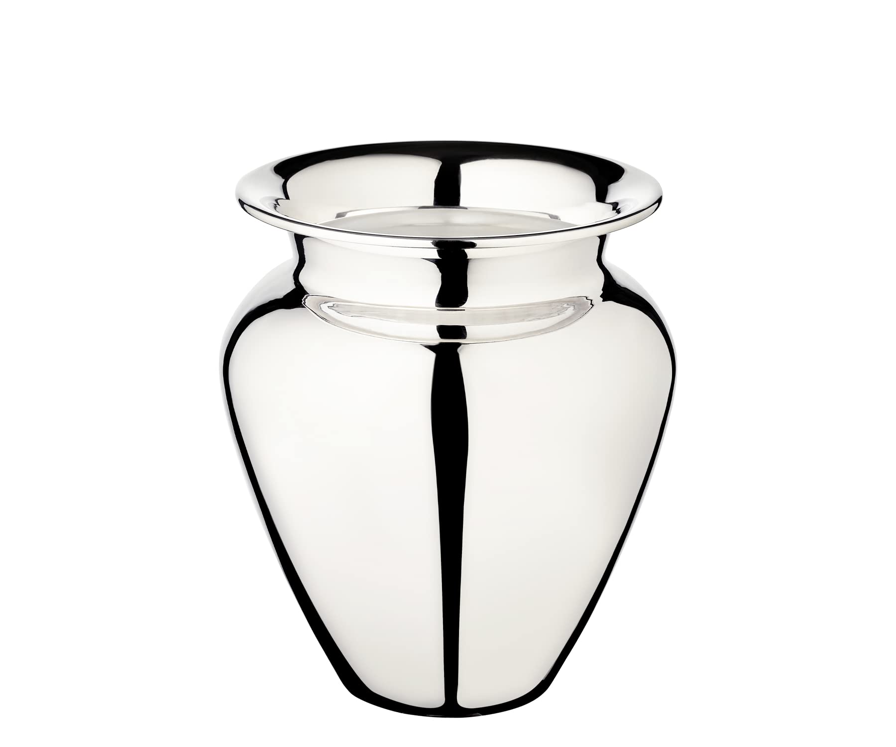 EDZARD Vase "Antonia" silver plated, height 8,3 in, ø 7,1 in, opening ø 4,7 in