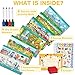 pigipigi Educational Game for Kids - Search and Find Toy for Toddler 3 4 5 6 7 Years Old Reusable Preschool Learning Activity Mats with 4 Dry Erase Markers Kindergarten Gift for Boy Girl Ages 3-6
