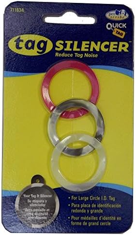 Tag Silencer Large Circle Dog Tag Accessory 3 Pack