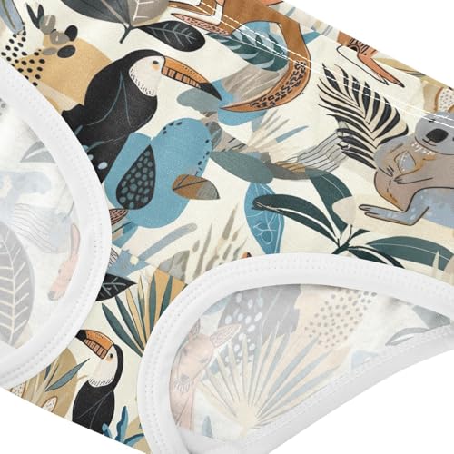 Cotton Toddler Underwear Floral Cartoon Australian Animal Kangaroos Cute Panties Girl Animals Kids Undies Briefs 2t4