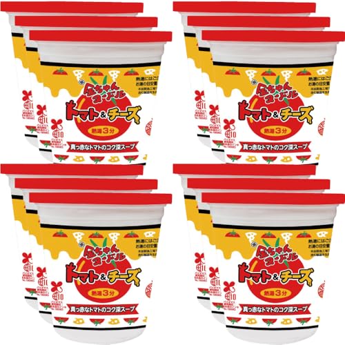 徳島製粉 金ちゃんヌードル トマト＆チーズ76g×12個