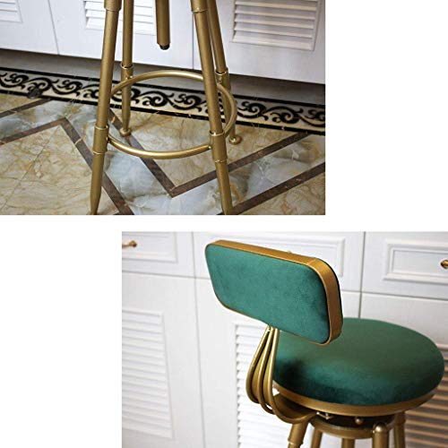 Tabouret de bar pivotant avec hauteur ajustable pour restaurant