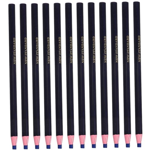 Operitacx 12pcs Erasable Marker Pencils Peel-off China Markers for Pottery Glass Wood Leather Clothing Random Color